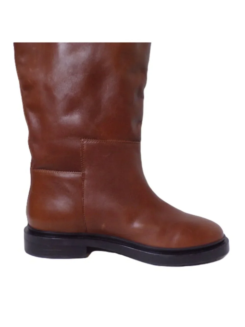 🆕STEVE MADDEN Gaige Knee High Riding Boot Brown Leather 8 - Picture 6 of 10
